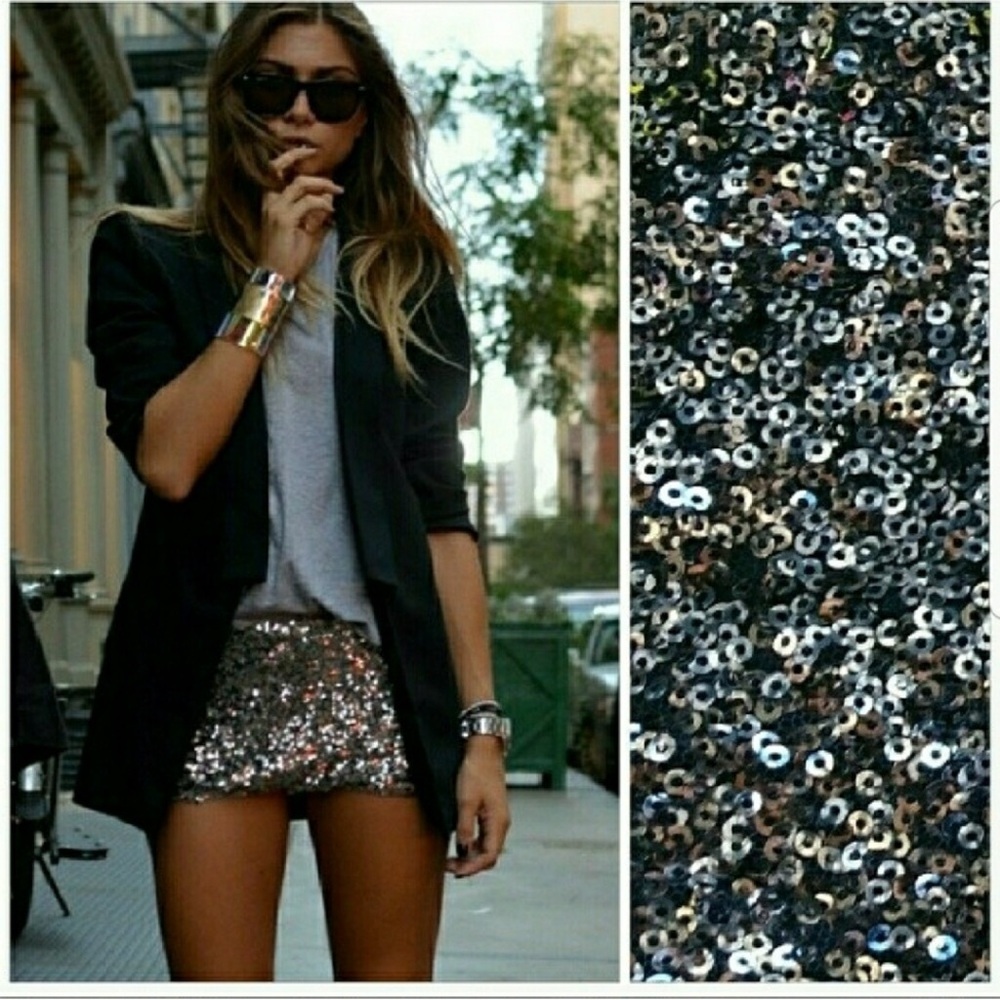 ❤️ SASSY BROWN SEQUIN SHORTS ❤️ F2